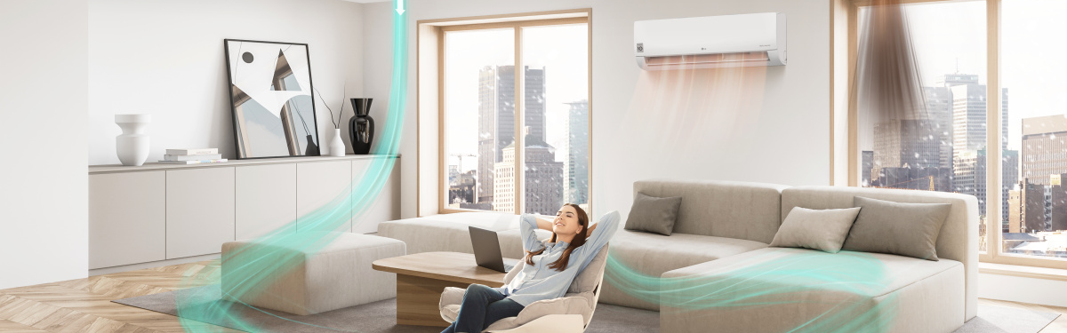 LG Standard Plus White 2.5kW Wandmodel
